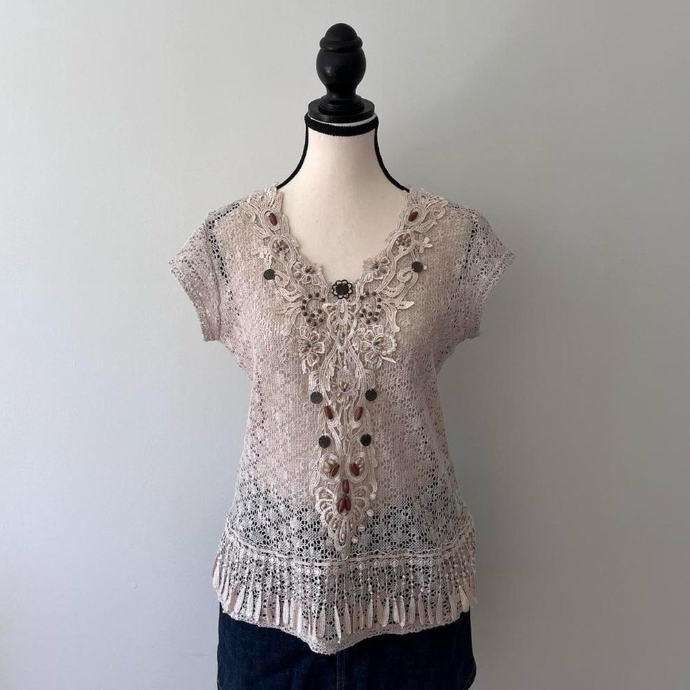 Vintage Variations Crochet Blouse
